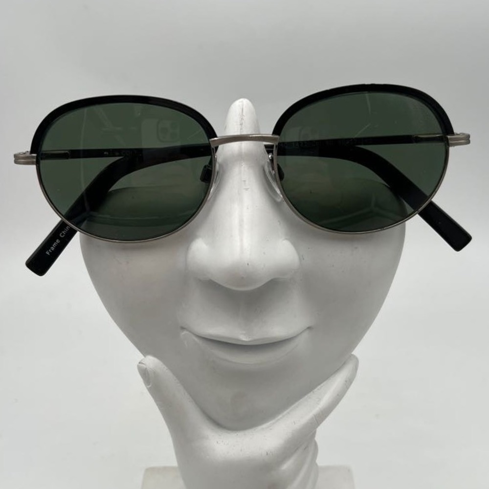 Max Cole Silver Oval Sunglasses Frames MC1423